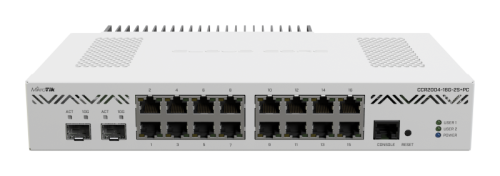 Маршрутизатор Mikrotik CCR2004-16G-2S+PC 16x Ethernet (1 Гбит/с), 2x SFP+ (10 Гбит/с)
