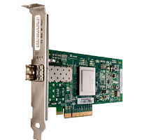 Контроллер Qlogic QLE2560- 8Gb Single Port FC HBA, x4 PCIe, LC multi-mode optic