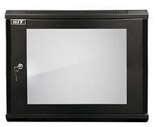 Шкаф 19" 9U SIT-WM093LNG телекоммуникационный настенный  размеры(ШхГхВ) 600*800*501мм (RAL 9005)