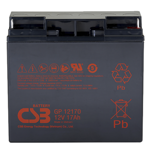Аккумуляторная батарея CSB (GP 12170) 12V, 17 Ah свинцово-кислотная Аккумуляторная батарея CSB (GP 12170) 12V, 17 Ah свинцово-кислотная