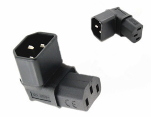 Переходник с C13 на C14 угловой развернутый (неразборный) Переходник с C13 на C14 угловой развернутый (неразборный)