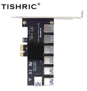 Плата концентратора PCI-e x1 -> 7x PCI-e x1 Плата концентратора PCI-e x1 -> 7x PCI-e x1