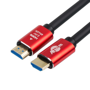 Кабель HDMI (M) - HDMI (M) 5m AT5943 ATCOMVer. 2.0 Кабель HDMI (M) - HDMI (M) 5m AT5943 ATCOMVer. 2.0
