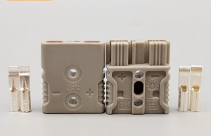 Разъем Anderson 30A sesmini серый для АКБ к ИБП и пр. Разъем Anderson 30A sesmini серый для АКБ к ИБП и пр.