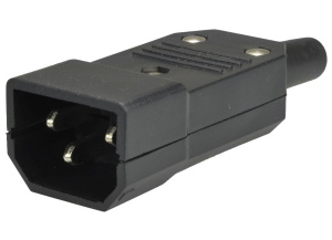 Разъем C14 250V 10А разборный Разъем C14 250V 10А разборный