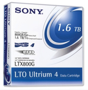 Картридж 800/1600 GB SONY Ultrium LTO-4 bar code label(for library&autoloader) Картридж 800/1600 GB SONY Ultrium LTO-4 bar code label(for library&autoloader)