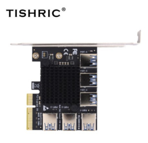 Плата концентратора PCI-e x1 -> 5x PCI-e x1 Плата концентратора PCI-e x1 -> 5x PCI-e x1