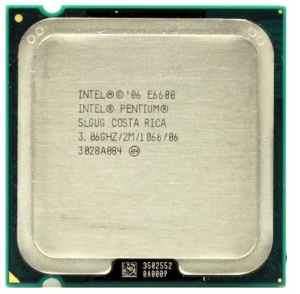 Процессор Intel Pentium E6600 (2C/2T,3.0GHz,65W) LGA775 Процессор Intel Pentium E6600 (2C/2T,3.0GHz,65W) LGA775