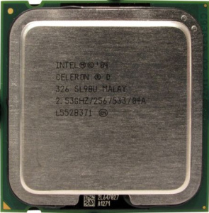 Процессор Intel Celeron D326 (256K Cache, 2.5 GHz, 533 MHz FSB, 80W) s775 Процессор Intel Celeron D326 (256K Cache, 2.5 GHz, 533 MHz FSB, 80W) s775