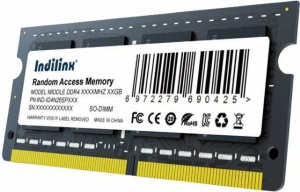 Модуль памяти SO-DIMM 8GB DDR4 PC21300 2666Mhz Indilinx INDID4N26SP08X Модуль памяти SO-DIMM 8GB DDR4 PC21300 2666Mhz Indilinx INDID4N26SP08X