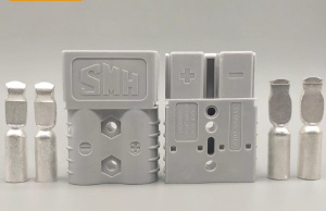 Разъем Anderson 120A серый для подключения АКБ к ИБП и пр. Разъем Anderson 120A серый для подключения АКБ к ИБП и пр.