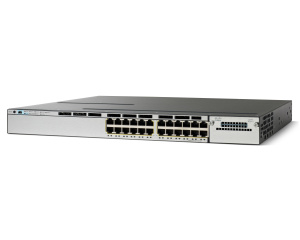 Коммутатор Cisco Catalyst WS-C3750X-24P-S L3, 24x1GE PoE 802.3at,(4x1G SFP / 2x10G),2x PSU Hot-Swap Коммутатор Cisco Catalyst WS-C3750X-24P-S L3, 24x1GE PoE 802.3at,(4x1G SFP / 2x10G),2x PSU Hot-Swap