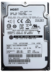 Жесткий диск 2.5" 300 Gb HITACHI HUC156030CSS200 15Krpm SAS 12G 128MB Жесткий диск 2.5" 300 Gb HITACHI HUC156030CSS200 15Krpm SAS 12G 128MB