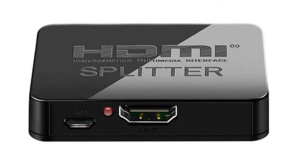 Разветвитель сплиттер HDMI 4K 3D 1.4b на 2 выхода с усилителем до 35m Разветвитель сплиттер HDMI 4K 3D 1.4b на 2 выхода с усилителем до 35m