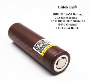 Аккумулятор Liitokala 18650HG2 3,6В 3000 мАч Аккумулятор Liitokala 18650HG2 3,6В 3000 мАч