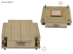 Радиатор процессора S1150 для платформы Fujitsu RX100S8/RX1330M1 Радиатор процессора S1150 для платформы Fujitsu RX100S8/RX1330M1