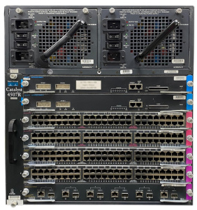 Модульный коммутатор Cisco Catalyst 4507R комплектность: 96x 1Gbit PoE+96Gbit+6SFP Модульный коммутатор Cisco Catalyst 4507R комплектность: 96x 1Gbit PoE+96Gbit+6SFP