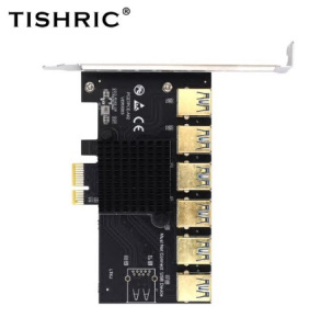 Плата концентратора PCI-e x1 -> 6x PCI-e x1 Плата концентратора PCI-e x1 -> 6x PCI-e x1