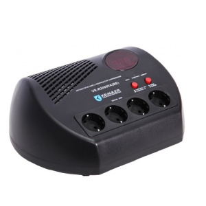 Стабилизатор напряжения Krauler VR-R2000VA (черный), 4шт. розетки евро Стабилизатор напряжения Krauler VR-R2000VA (черный), 4шт. розетки евро