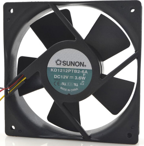 Вентилятор 120x120x25мм SUNON KD1212PTB2-6A 12V 3.6W Б/У Вентилятор 120x120x25мм SUNON KD1212PTB2-6A 12V 3.6W Б/У