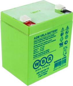 Аккумуляторная батарея WBR HR1221W F2 12V 5Ач свинцово-кислотная Аккумуляторная батарея WBR HR1221W F2 12V 5Ач свинцово-кислотная
