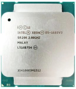 Процессор Intel Xeon E5-1603V3(4C/4T,10Mb,2.8GHz, 140W) LGA2011-3 Процессор Intel Xeon E5-1603V3(4C/4T,10Mb,2.8GHz, 140W) LGA2011-3