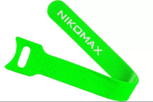 Стяжка-липучка NIKOMAX с мягкой пряжкой, 150х12мм, для пучков до 35мм, зеленая, уп-ка 10шт. Стяжка-липучка NIKOMAX с мягкой пряжкой, 150х12мм, для пучков до 35мм, зеленая, уп-ка 10шт.