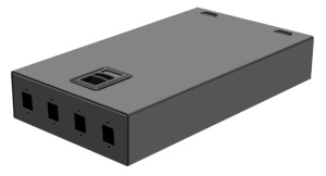 Шкаф кроссовый оптический настенный 4SC / 8LC, до 12 КДЗС, чёрный Шкаф кроссовый оптический настенный 4SC / 8LC, до 12 КДЗС, чёрный