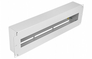 Панель 19" с DIN-рейкой 3U PDR-19(серая) Панель 19" с DIN-рейкой 3U PDR-19(серая)