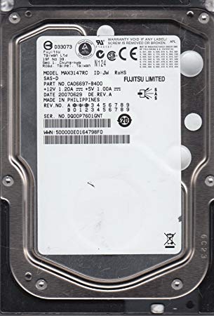Жесткий диск 3,5" 147 Gb Fujitsu MAX3147RC 15Krpm SAS