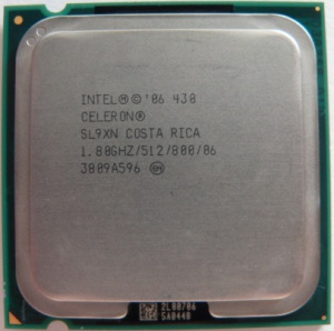Процессор Intel Celeron 430 (512K Cache, 1.80 GHz, 800 MHz FSB, 35W) s775 Mark:491/602 Процессор Intel Celeron 430 (512K Cache, 1.80 GHz, 800 MHz FSB, 35W) s775 Mark:491/602
