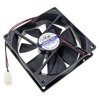 Вентилятор 92x92x25мм DC (12V / 0.35A / 4.2W), 2 Pin, 2.8Krpm, JAMICON (JF0925B1H-R) подшипник