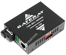 Gateray GR-120B WDM медиаконвертер 10/100Base-TX/100Base-FX, TX 1550 нм/RX 1310 нм, SC, 20 км, LFP
