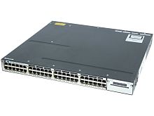 Коммутатор Cisco Catalyst WS-C3750X-48T-L  Layer 3, 48x1GE, 2x10G(Option),2x PSU Hot-Swap