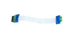 Удлинитель конвертор PCI-Express PCI-e 1x->1x гибкий шлейф 20см