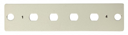 Адаптерная панель FC/ST, 4 порта для ШКО-С, ШКО-Н