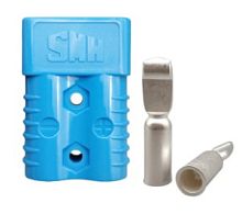 Разъем Anderson 175A Синий (Контакты:сечение провода до 33мм2) для подключения АКБ к ИБП и пр.