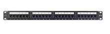 Коммутационная панель NIKOMAX 19", 1U, 24 порта, Кат.5e (Класс D), 100МГц, RJ45/8P8C, 110/KRONE