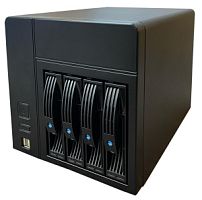 Корпус Mini-Tower NAS-4 (4LFF/i3/8GB/, Black, PWM Fan, +PSU)