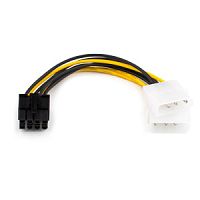 Переходник питания 2х 5.25 Molex-> 1x8 PIN Video(VGA Power) 15см. AT8604