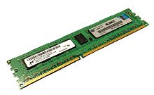 Модуль памяти DIMM DDR-III Unb. ECC 1GB 1Rx8 PC3-10600E (1333MHz) Micron