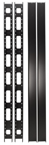 Органайзер кабельный вертикальный 37U SIT-VORG-37 с крышкой (металл) для шкафов SIT XL(левый+правый)