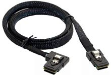 Кабель Mini SAS (SFF8087) to Mini SAS (SFF8087) угол в бок 90гр. 25-60см Б/У