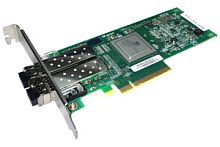 Контроллер Qlogic QLE2562- 8Gb Dual Port FC HBA, x4 PCIe, LC multi-mode. High profile