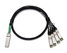 Кабель QSFP28 100G to 4x25G SFP28 Passive DAC Breakout Cable 1M