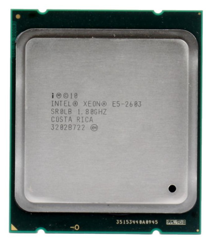 Процессор Intel Xeon E5-2603(4C/4T,10M Cache,1.80 GHz, 6.4 GT/s QPI, TDP 80W) LGA2011