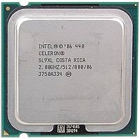 Процессор Intel Celeron 440 (512K Cache, 2 GHz, 800 MHz FSB, 35W) s775 Mark:546/665