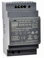 Блок питания на DIN-рейку AC-DC (48V / 1.25A / 60W) Mean Well (HDR-60-48)