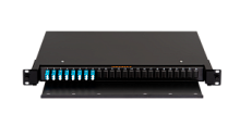 Оптический кросс NIKOMAX 19" Premium Line, 1U,укомплектованный на 16 портов LC/UPC (8 двойных LC)