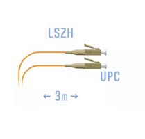 Пигтейл оптический LC-LC MM OM3 0,9мм --3м